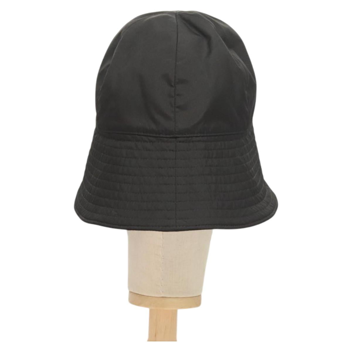 GUCCI Cap Nylon L Black 729470 Auth 118857M