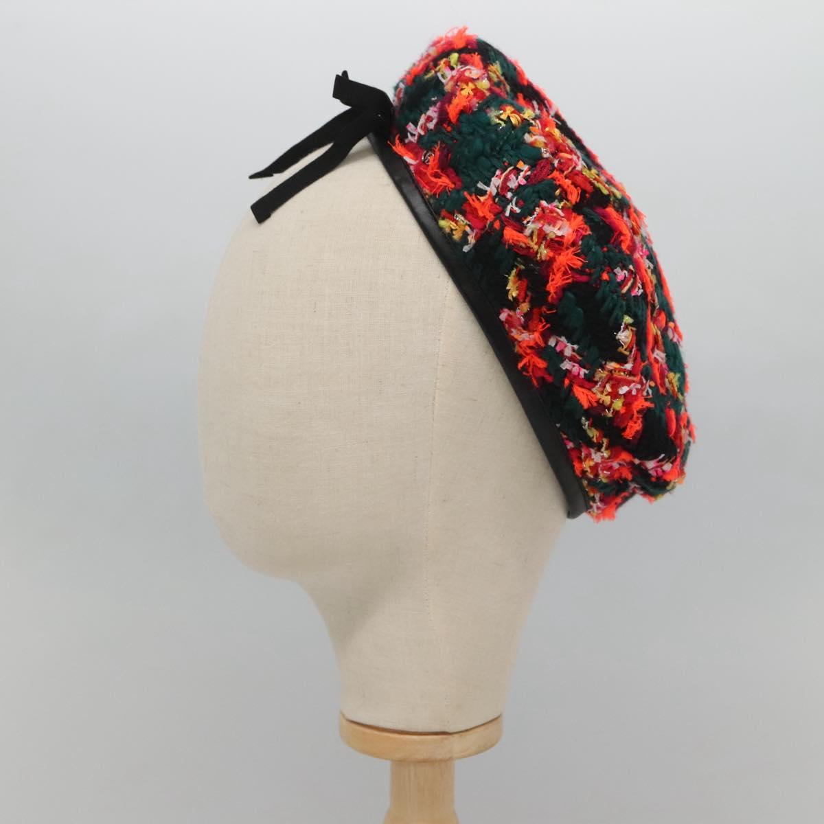 GUCCI Cap Canvas S Multicolor 729140 Auth 118859M