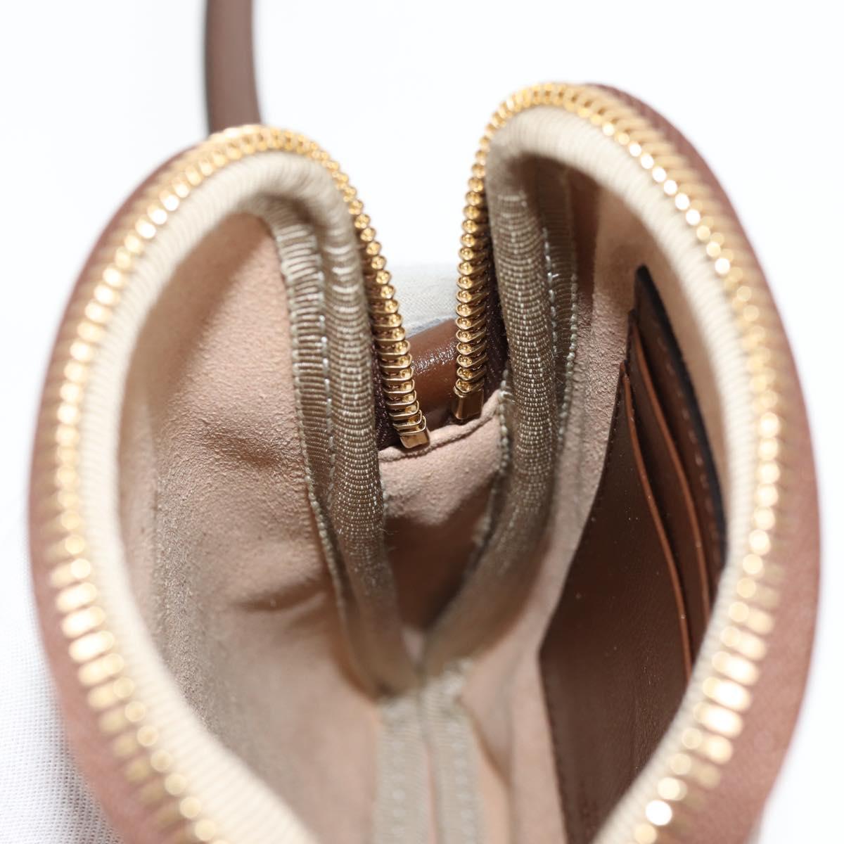 GUCCI GG Supreme Shoulder Bag PVC Beige Gold 700959 Auth 118864M