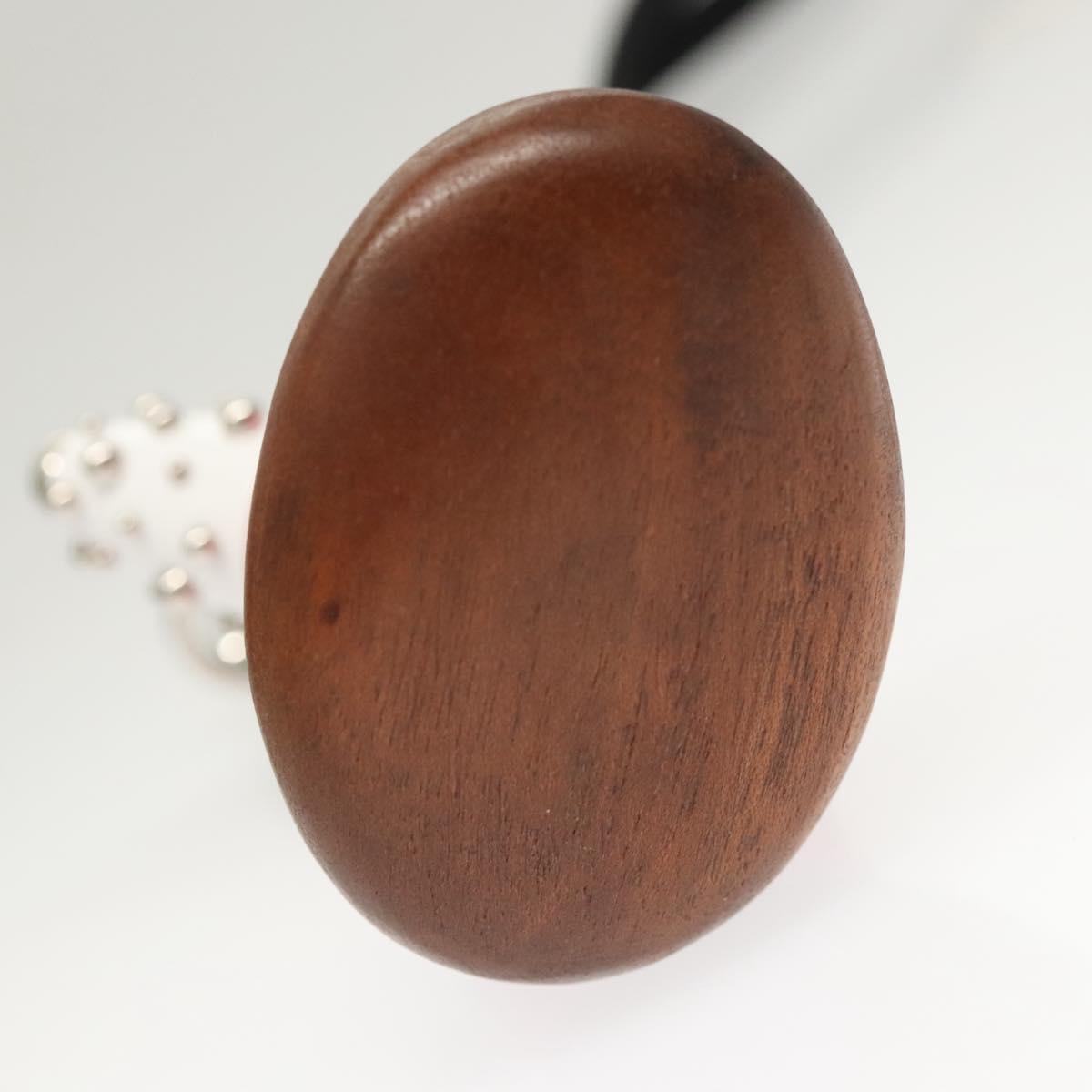 PRADA Key Holder metal Pink Auth 118867M