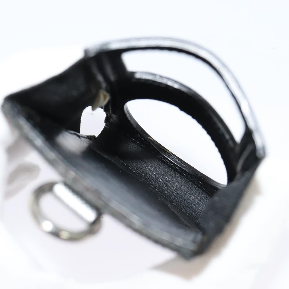 PRADA Pouch Safiano leather 2Set Gold Silver Auth 118868