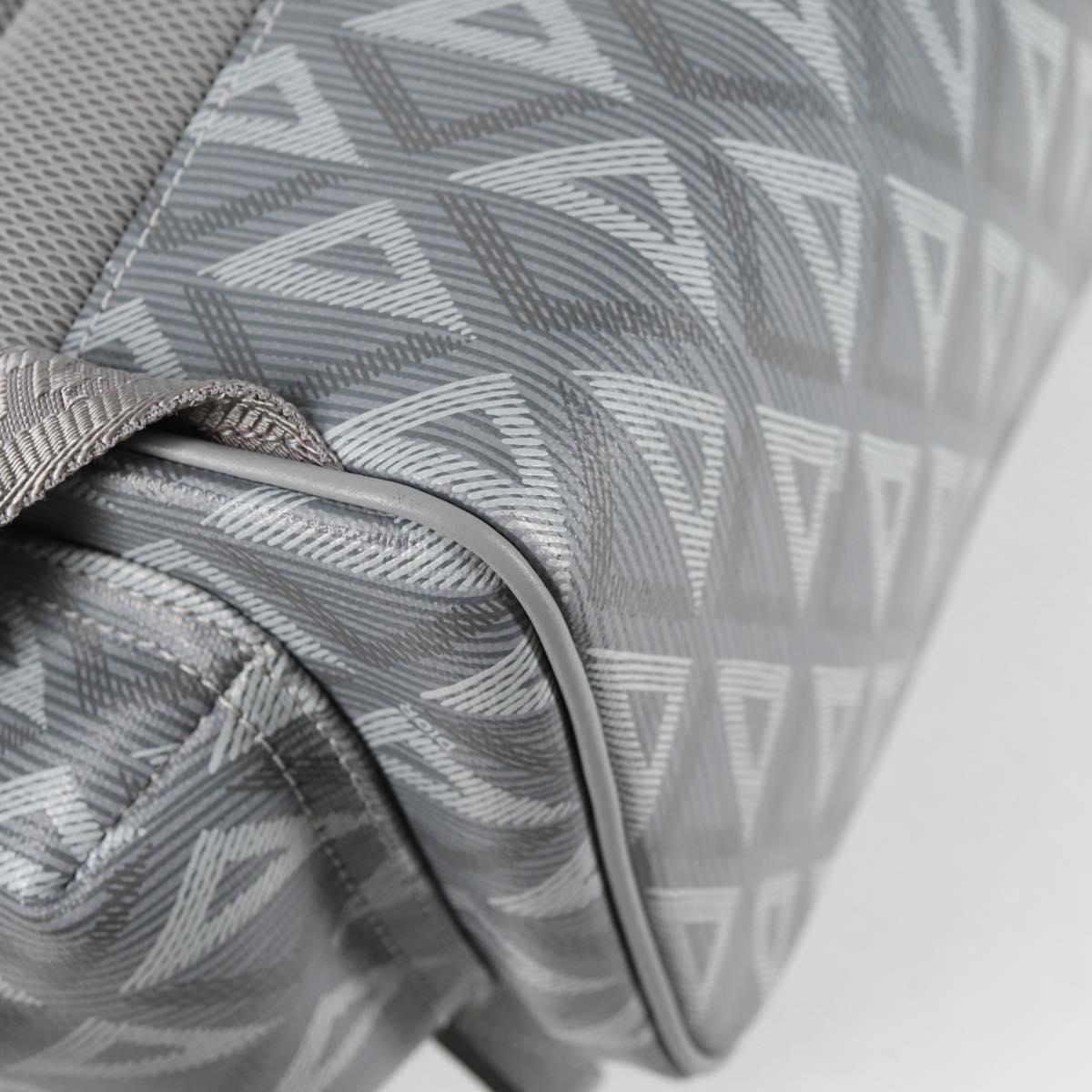 Christian Dior CD Diamond Backpack PVC Gray Auth 118893M