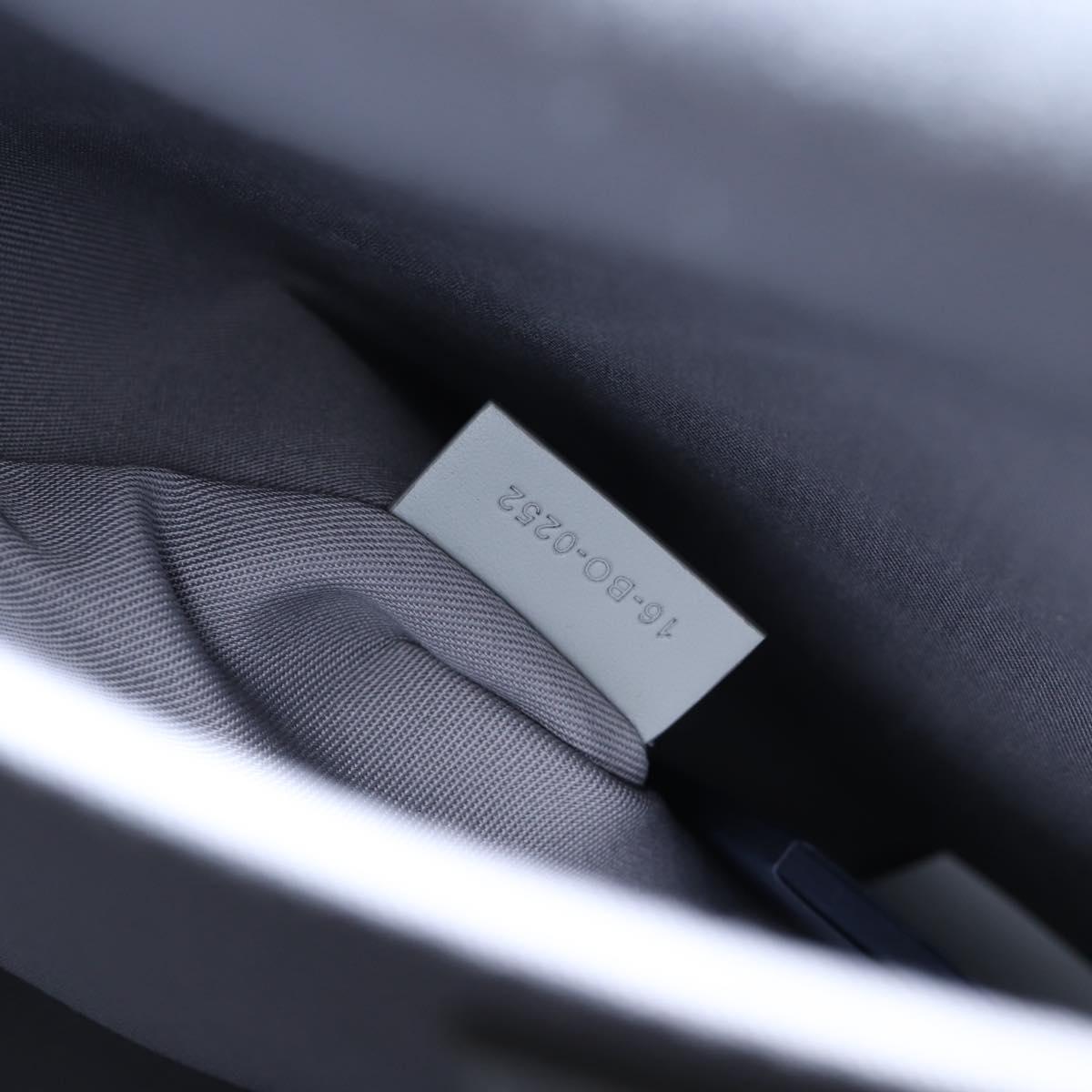 Christian Dior CD Diamond Backpack PVC Gray Auth 118893M