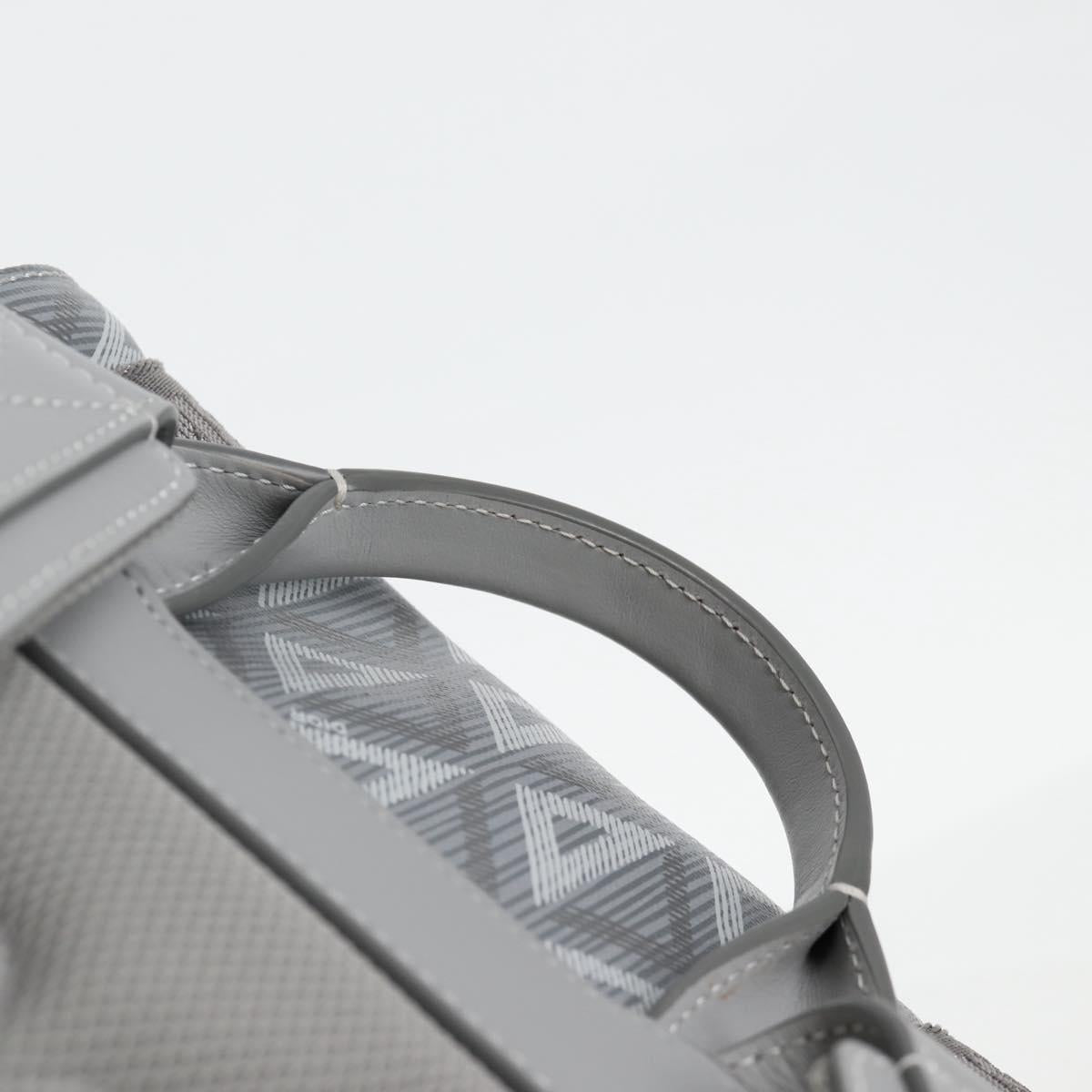 Christian Dior CD Diamond Backpack PVC Gray Auth 118893M