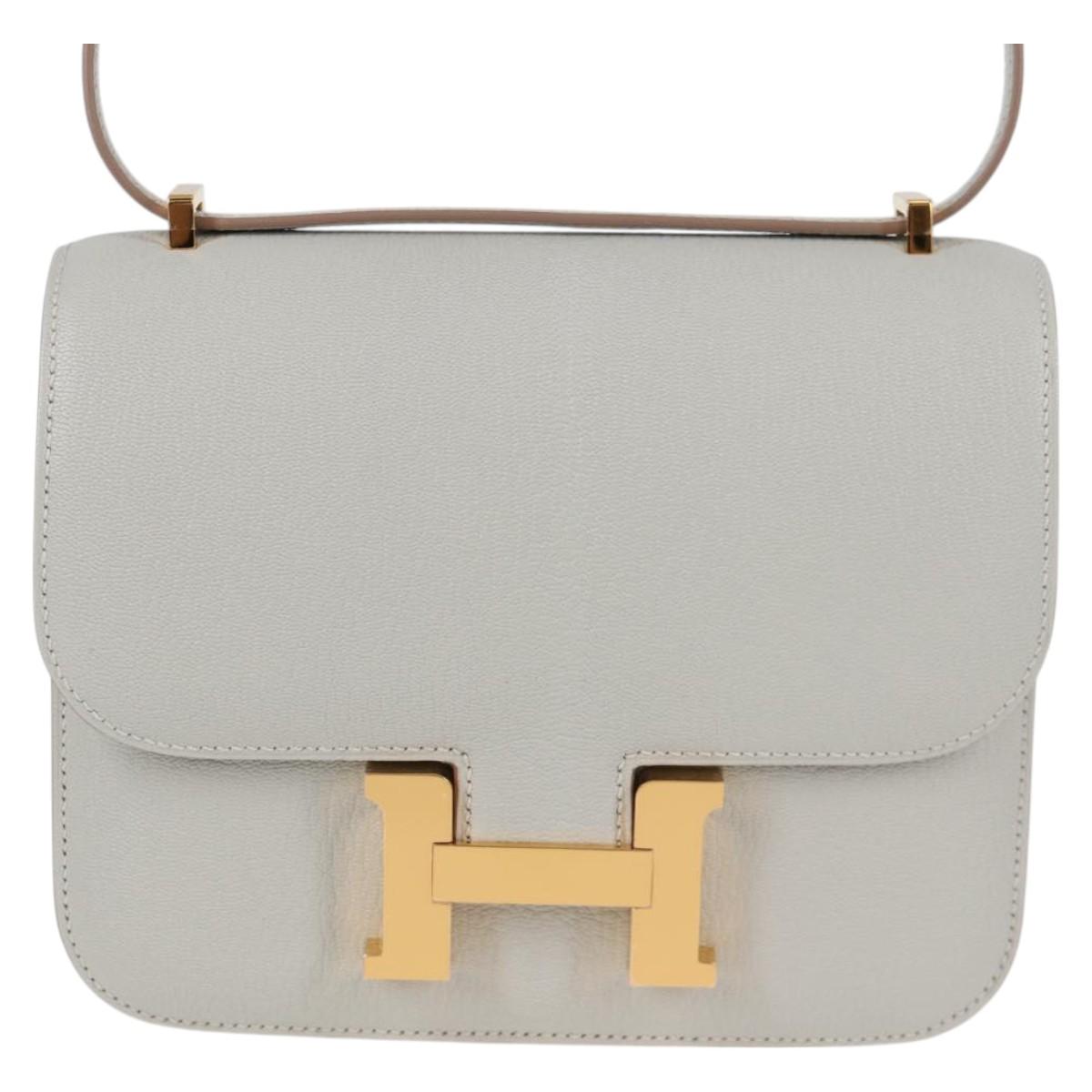 HERMES Constance 3 Mini 18 Shoulder Bag Shave Gripal Auth 118905M
