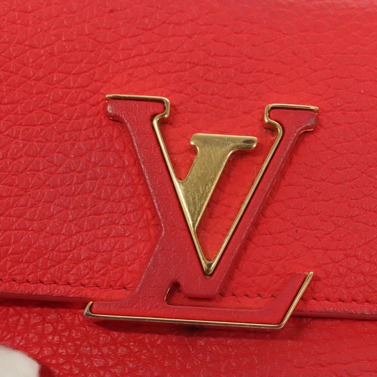 LOUIS VUITTON Portefeuille Capsine Wallet Taurillon Leather M69068 Auth 118907