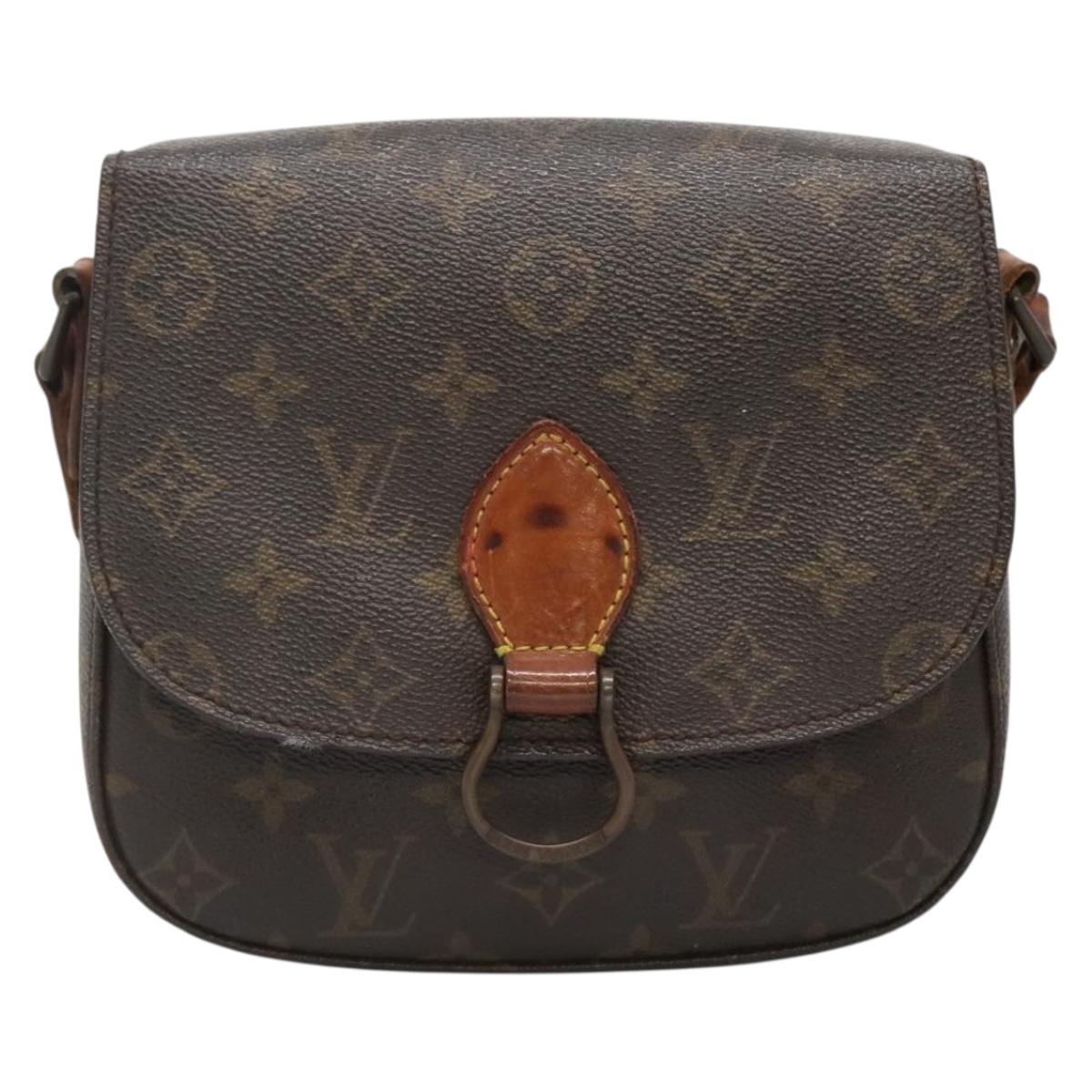 LOUIS VUITTON Monogram Saint Cloud MM Shoulder Bag M51243 LV Auth 118946