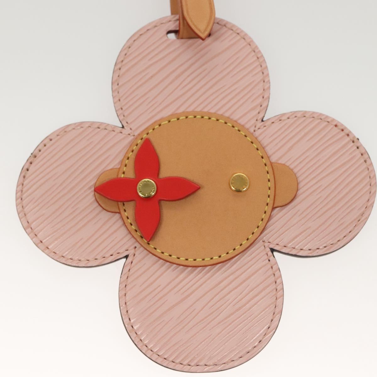 LOUIS VUITTON Epi Bijoux Sac Tag Vivienne Bag Charm Pink M69572 LV Auth 118950M