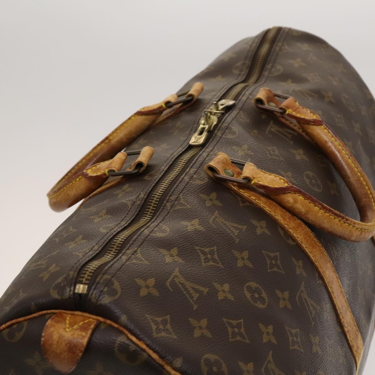LOUIS VUITTON Monogram Keepall 50 Boston Bag M41426 LV Auth 119006
