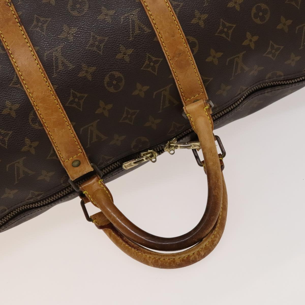 LOUIS VUITTON Monogram Keepall 50 Boston Bag M41426 LV Auth 119006
