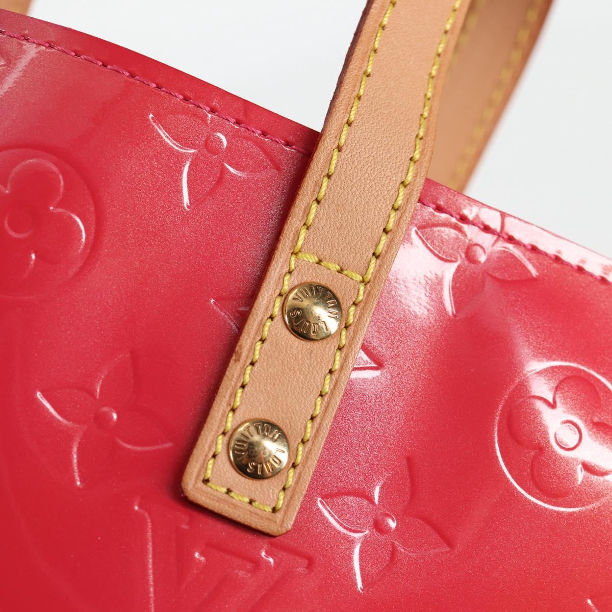 LOUIS VUITTON Monogram Vernis Reade PM Hand Bag Fran Boise M9132F Auth 119018V