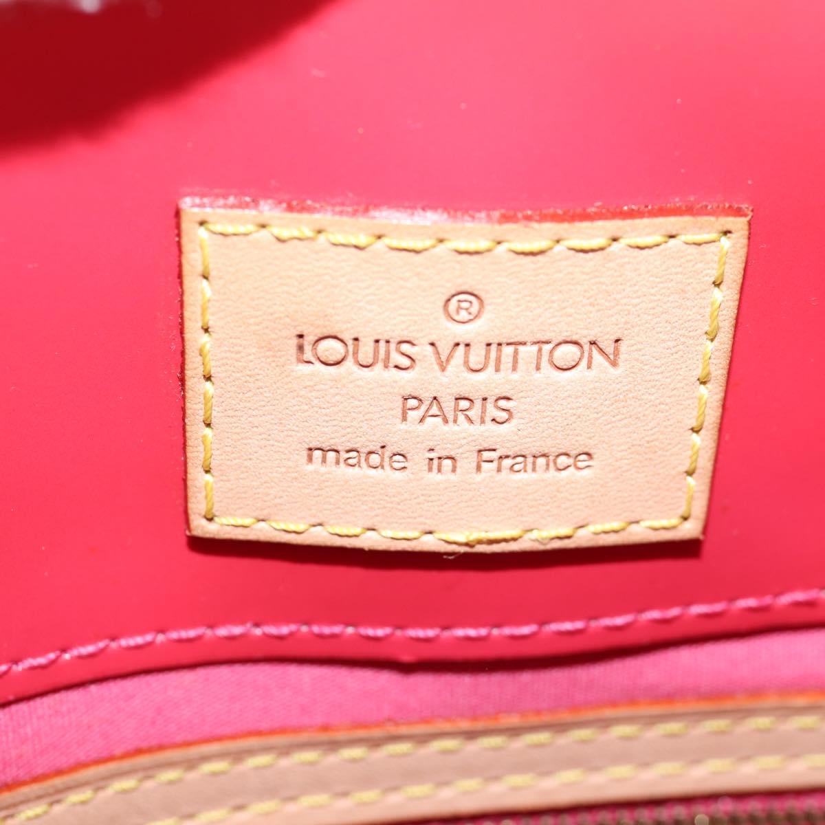 LOUIS VUITTON Monogram Vernis Reade PM Hand Bag Fran Boise M9132F Auth 119018V