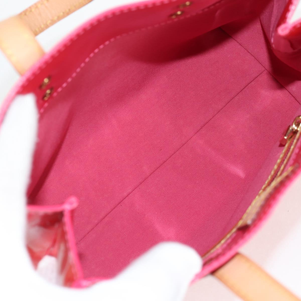 LOUIS VUITTON Monogram Vernis Reade PM Hand Bag Fran Boise M9132F Auth 119018V
