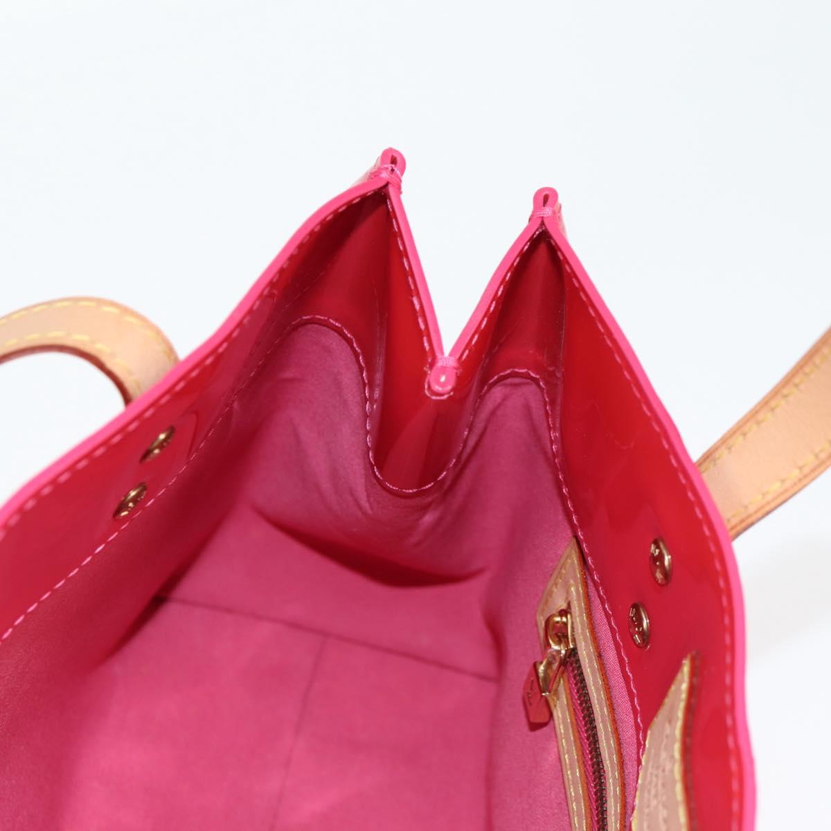LOUIS VUITTON Monogram Vernis Reade PM Hand Bag Fran Boise M9132F Auth 119018V