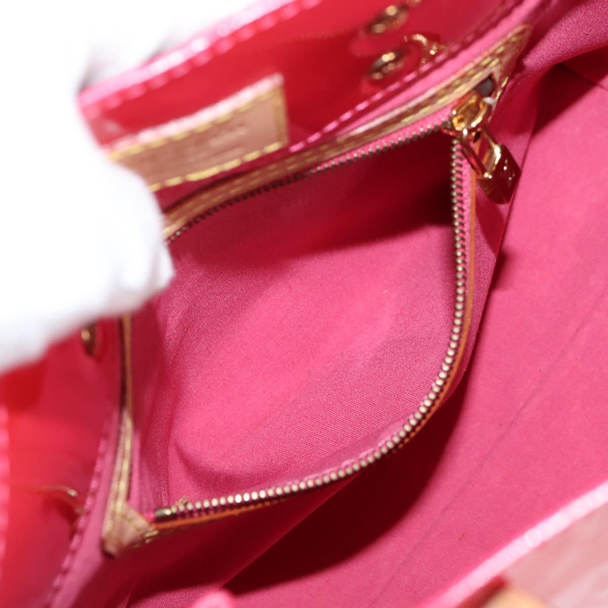 LOUIS VUITTON Monogram Vernis Reade PM Hand Bag Fran Boise M9132F Auth 119018V