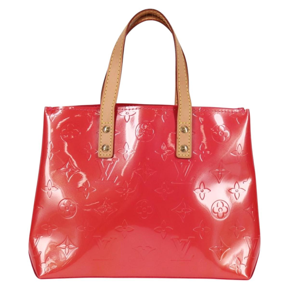 LOUIS VUITTON Monogram Vernis Reade PM Hand Bag Fran Boise M9132F Auth 119018V