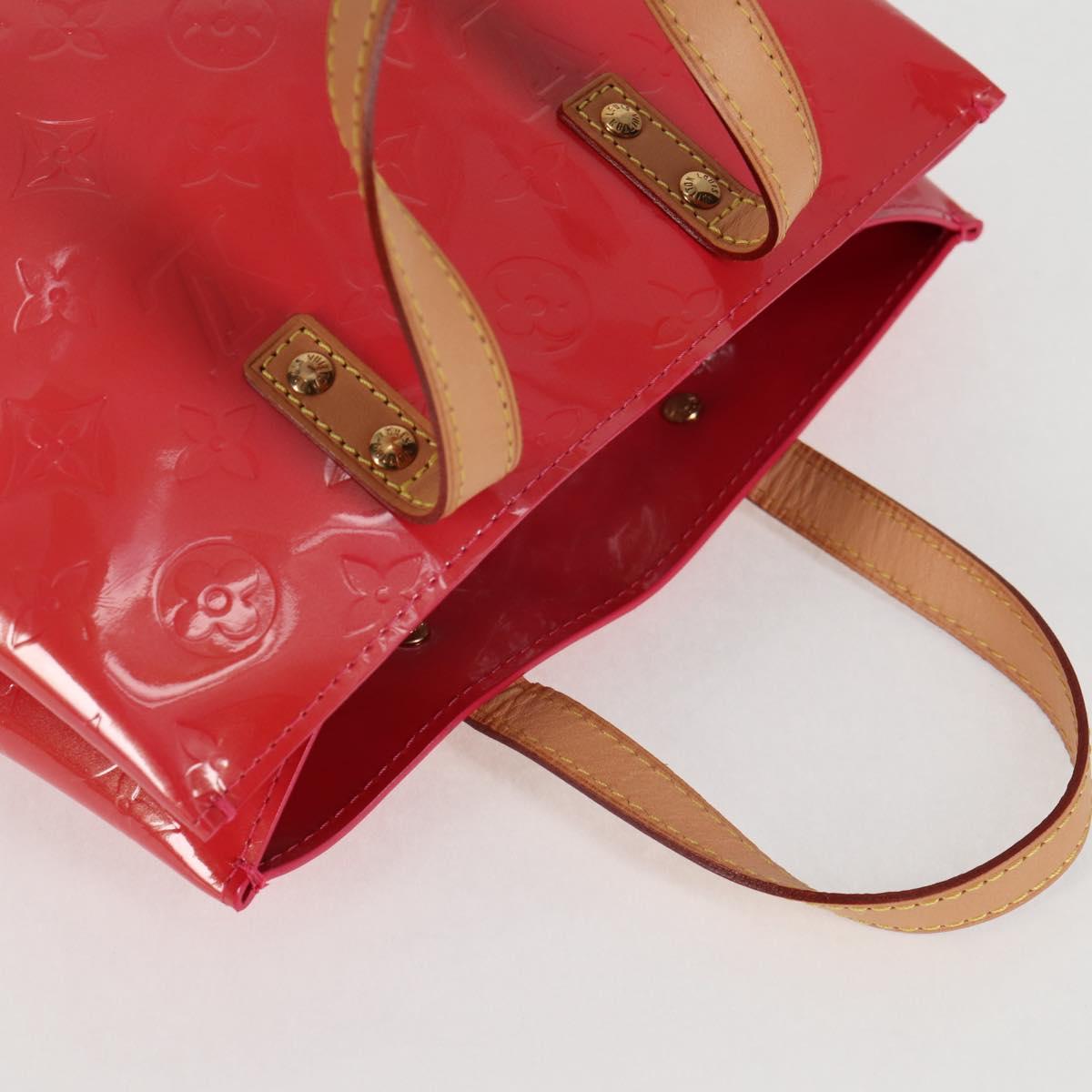 LOUIS VUITTON Monogram Vernis Reade PM Hand Bag Fran Boise M9132F Auth 119018V