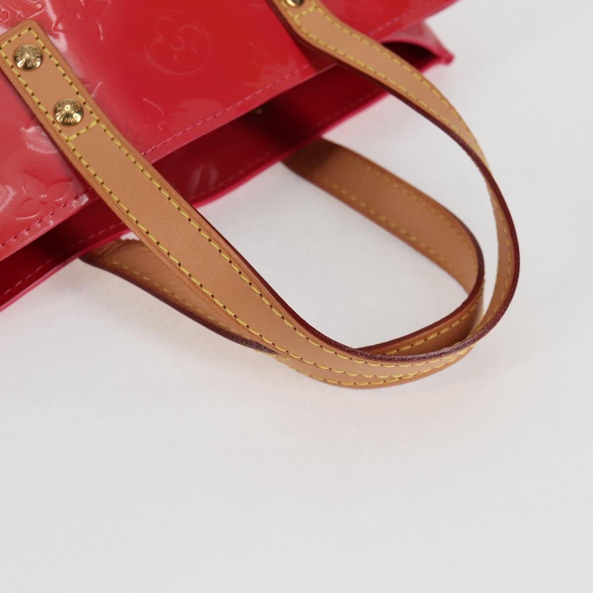 LOUIS VUITTON Monogram Vernis Reade PM Hand Bag Fran Boise M9132F Auth 119018V