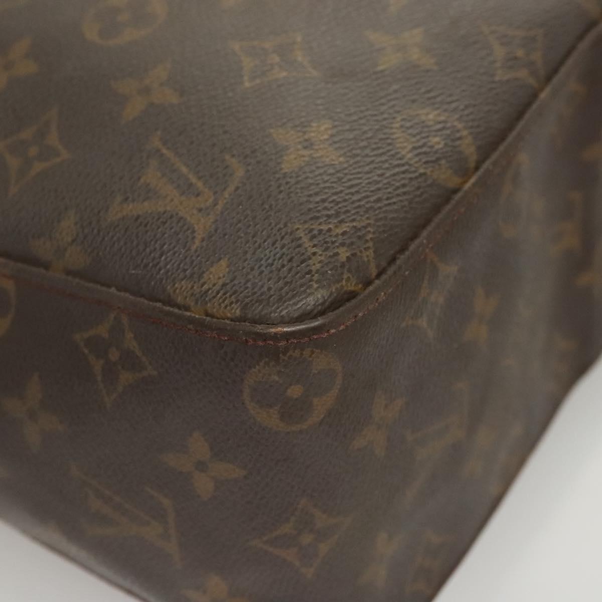 LOUIS VUITTON Monogram Looping GM Shoulder Bag M51145 LV Auth 119043