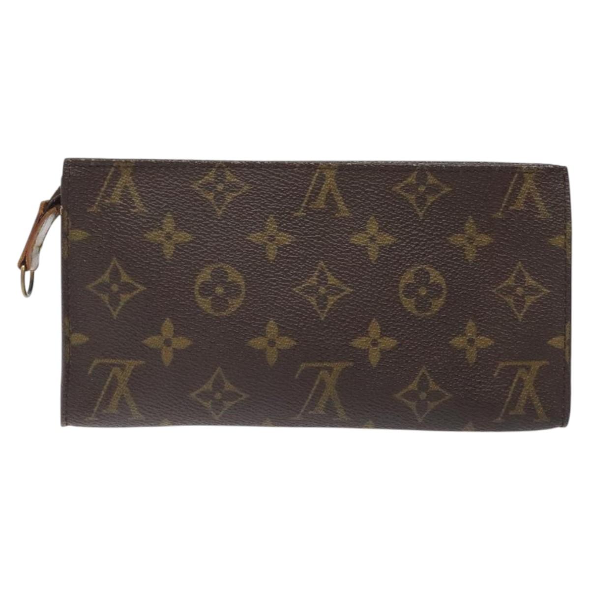 LOUIS VUITTON Monogram Bucket GM Accessory Pouch LV Auth 119044