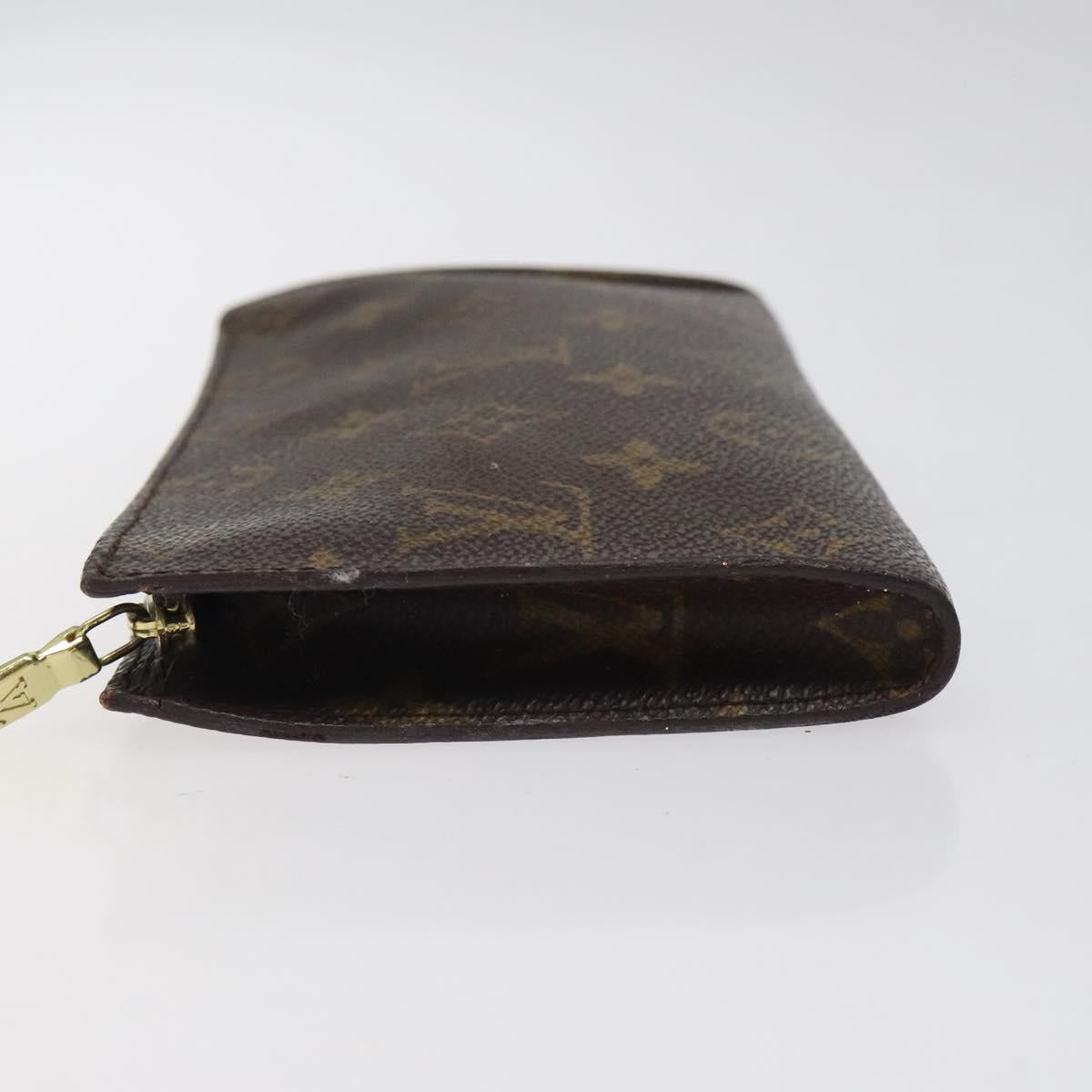 LOUIS VUITTON Monogram Bucket GM Accessory Pouch LV Auth 119044