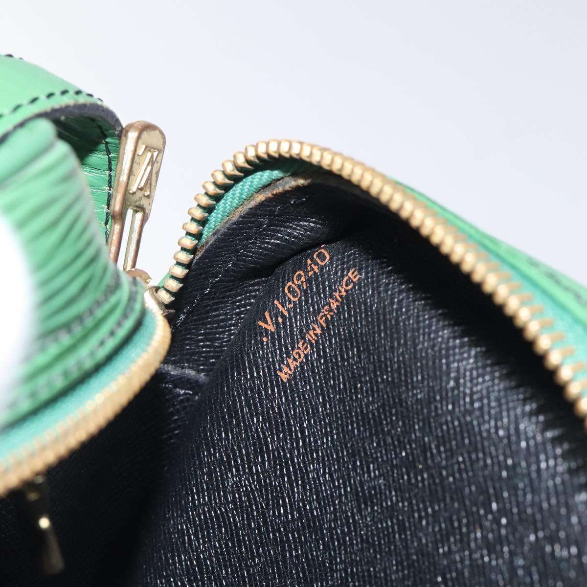 LOUIS VUITTON Epi Jeune Fille MM Shoulder Bag Green M52154 LV Auth 119058
