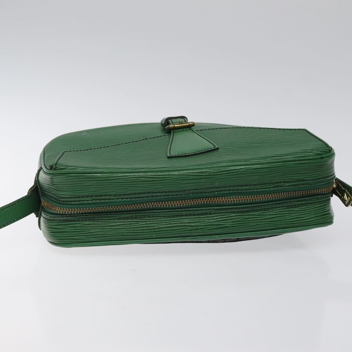 LOUIS VUITTON Epi Jeune Fille MM Shoulder Bag Green M52154 LV Auth 119058