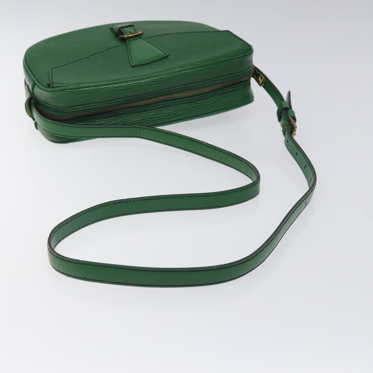 LOUIS VUITTON Epi Jeune Fille MM Shoulder Bag Green M52154 LV Auth 119058