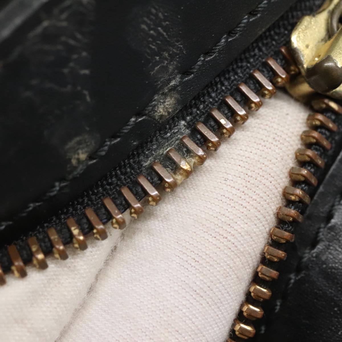 LOUIS VUITTON Epi Saint Jacques Shopping Shoulder Bag Black M52262 Auth 119122
