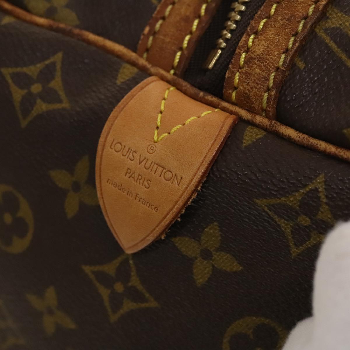 LOUIS VUITTON Monogram Sac Souple 45 Boston Bag M41624 LV Auth 119156