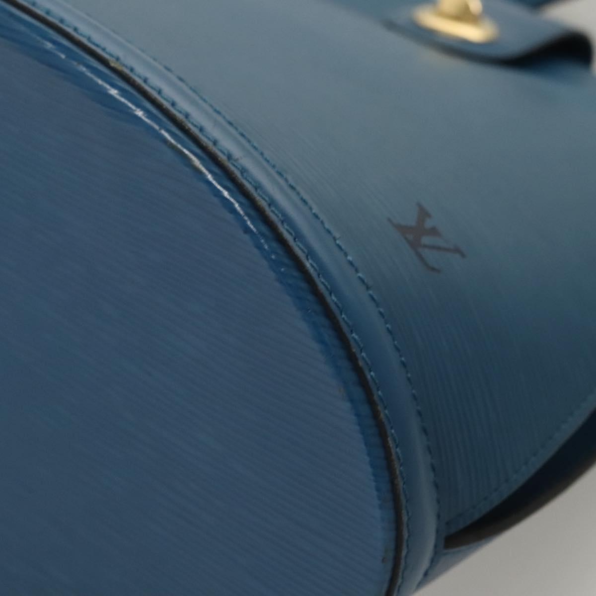 LOUIS VUITTON Epi Cluny Shoulder Bag Blue M52255 LV Auth 119203