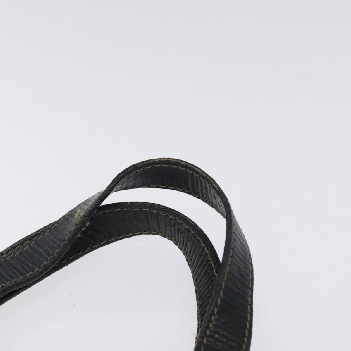 FENDI Zucca Canvas Hand Bag Black Brown gold Auth 119210