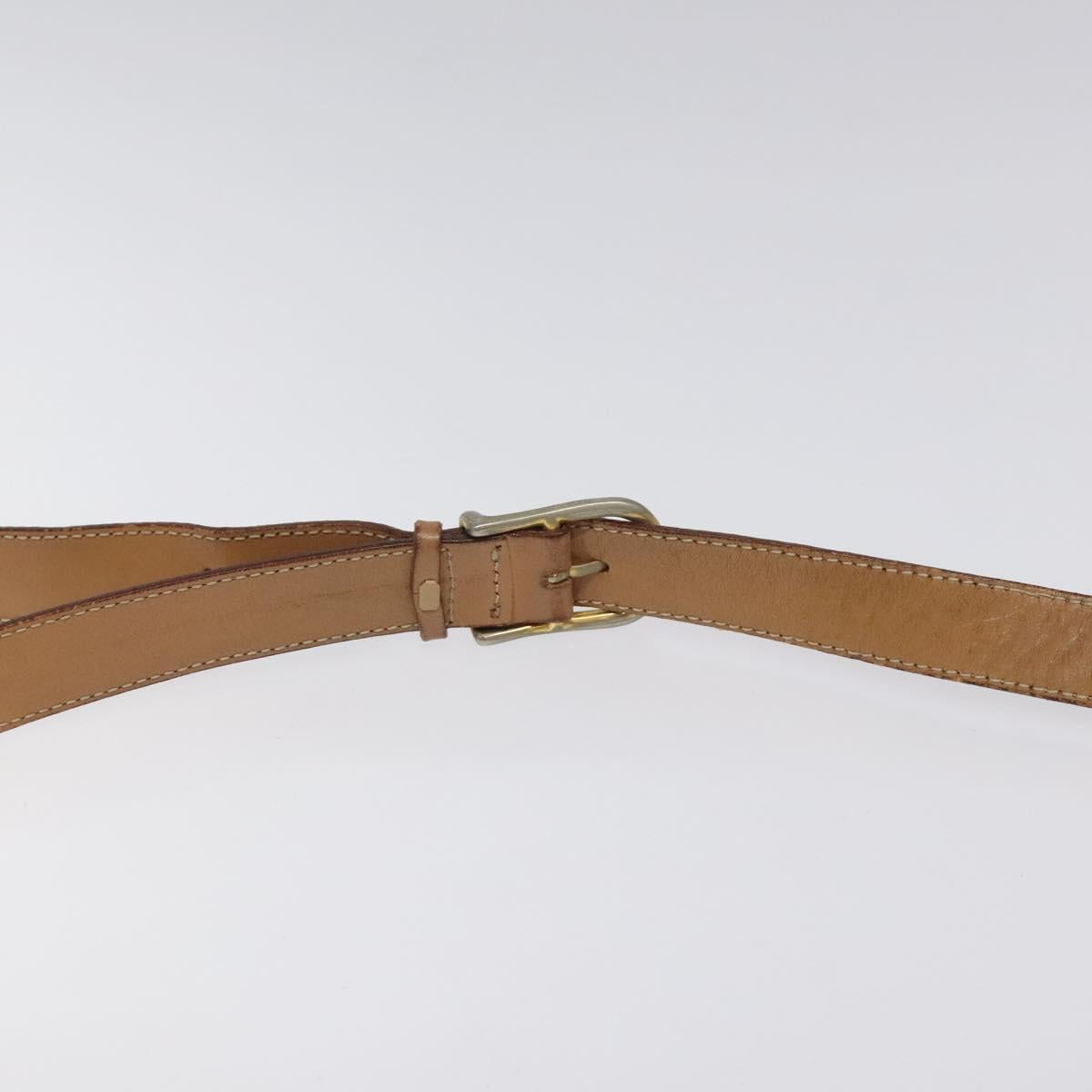 CELINE Macadam Canvas Shoulder Bag PVC Leather Brown Gold Auth 119211