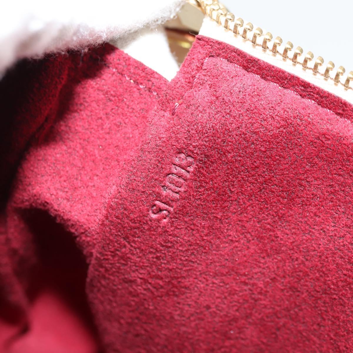 LOUIS VUITTON Multicolor Pochette Accessoires Pouch White M92649 Auth 119220SV