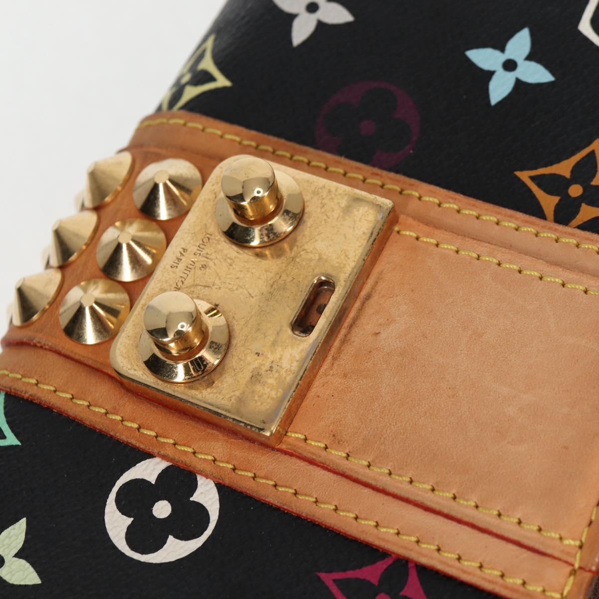 LOUIS VUITTON Multicolor Pochette Courtney Clutch Bag Black M45640 Auth 119221V