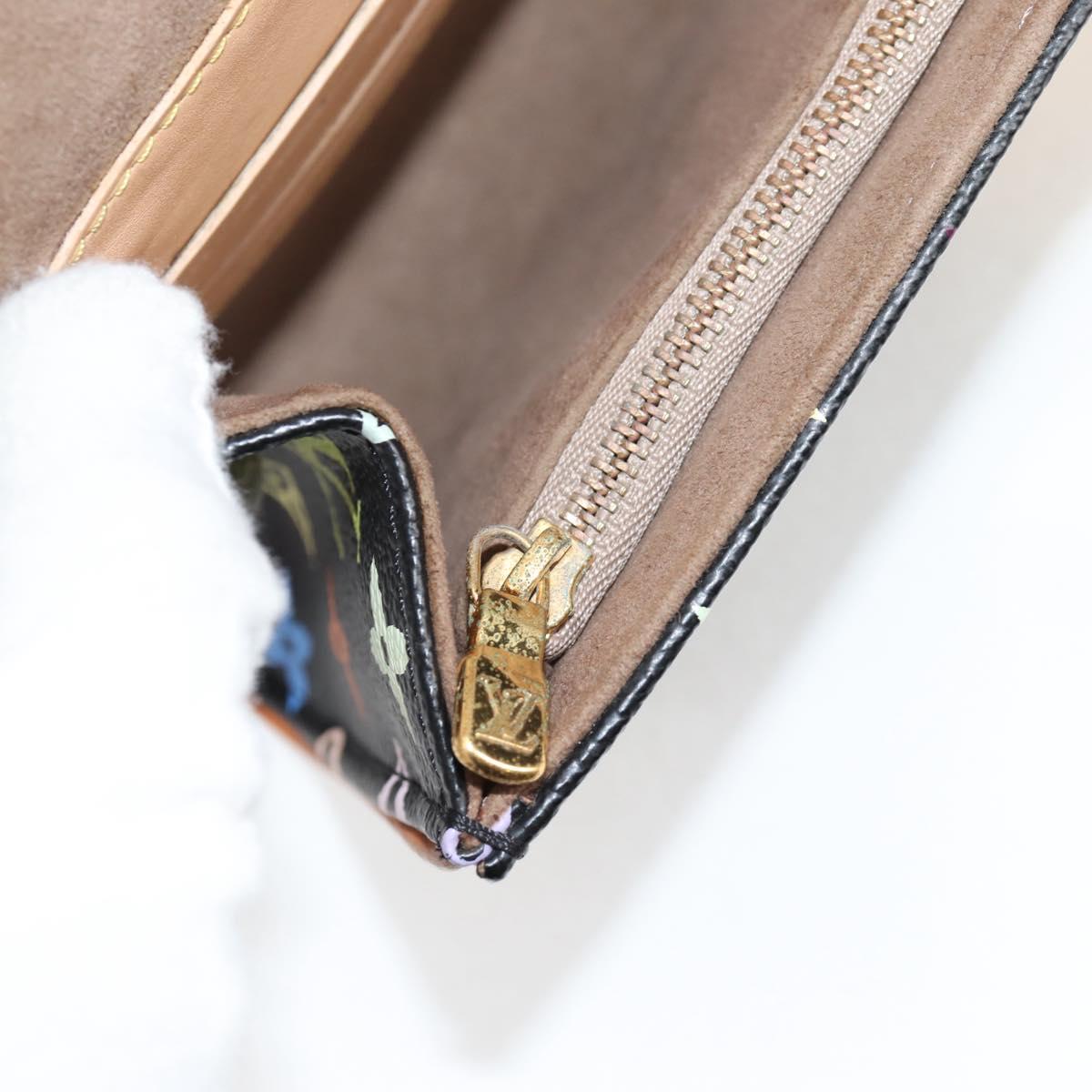 LOUIS VUITTON Multicolor Pochette Courtney Clutch Bag Black M45640 Auth 119221V