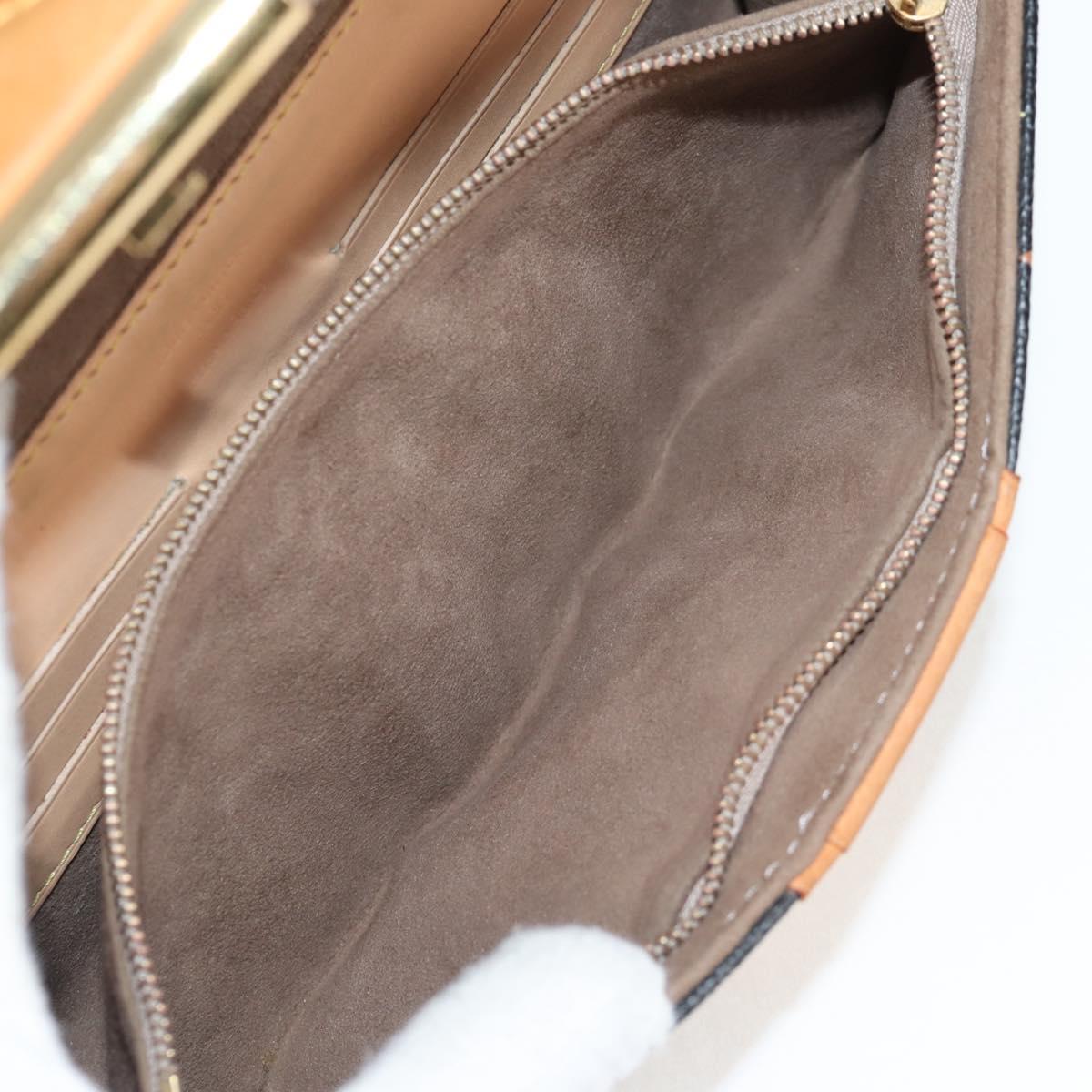 LOUIS VUITTON Multicolor Pochette Courtney Clutch Bag Black M45640 Auth 119221V