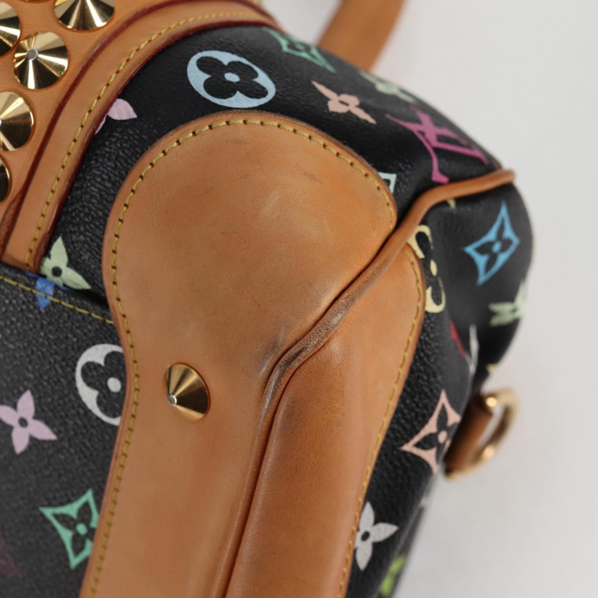 LOUIS VUITTON Monogram Multicolor Courtney MM Bag 2way Black M45642 Auth 119223V