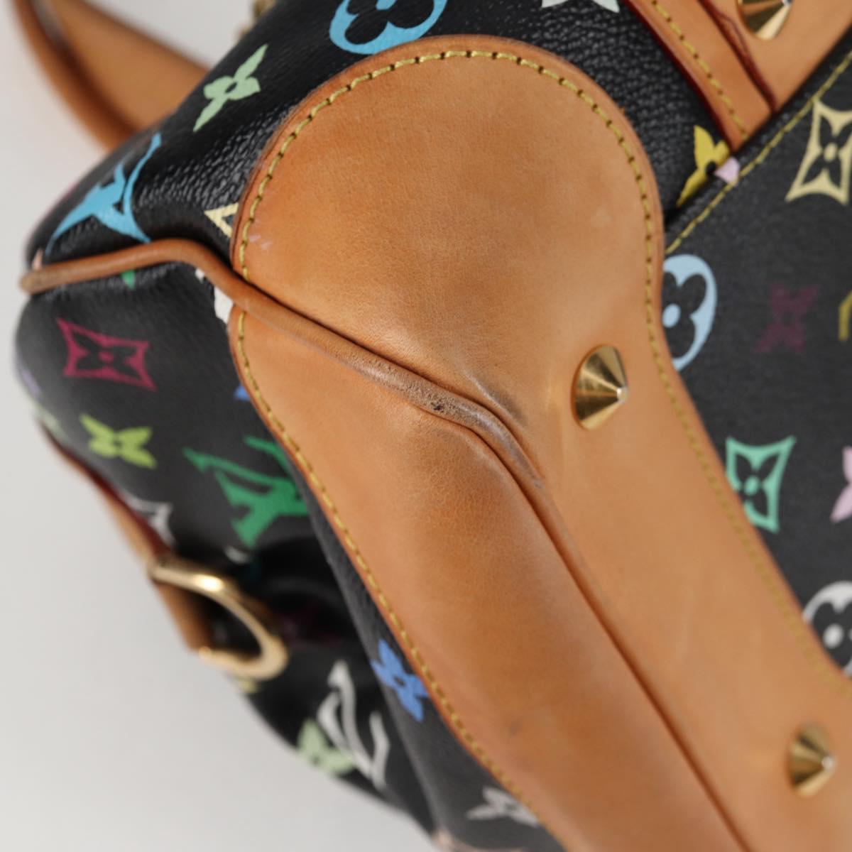 LOUIS VUITTON Monogram Multicolor Courtney MM Bag 2way Black M45642 Auth 119223V