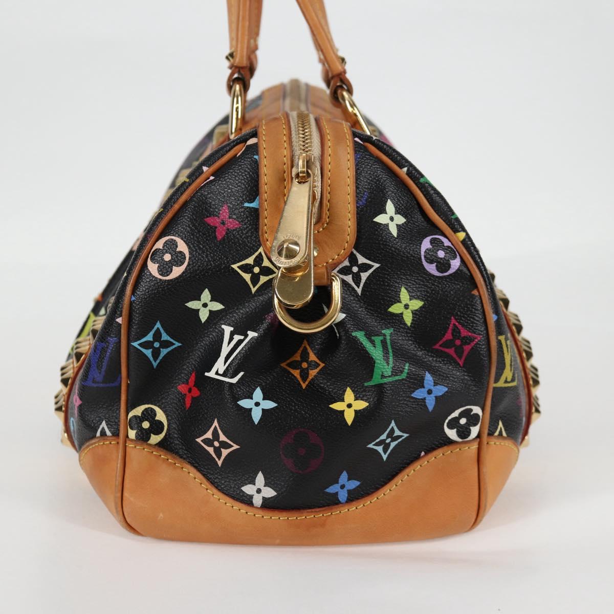 LOUIS VUITTON Monogram Multicolor Courtney MM Bag 2way Black M45642 Auth 119223V