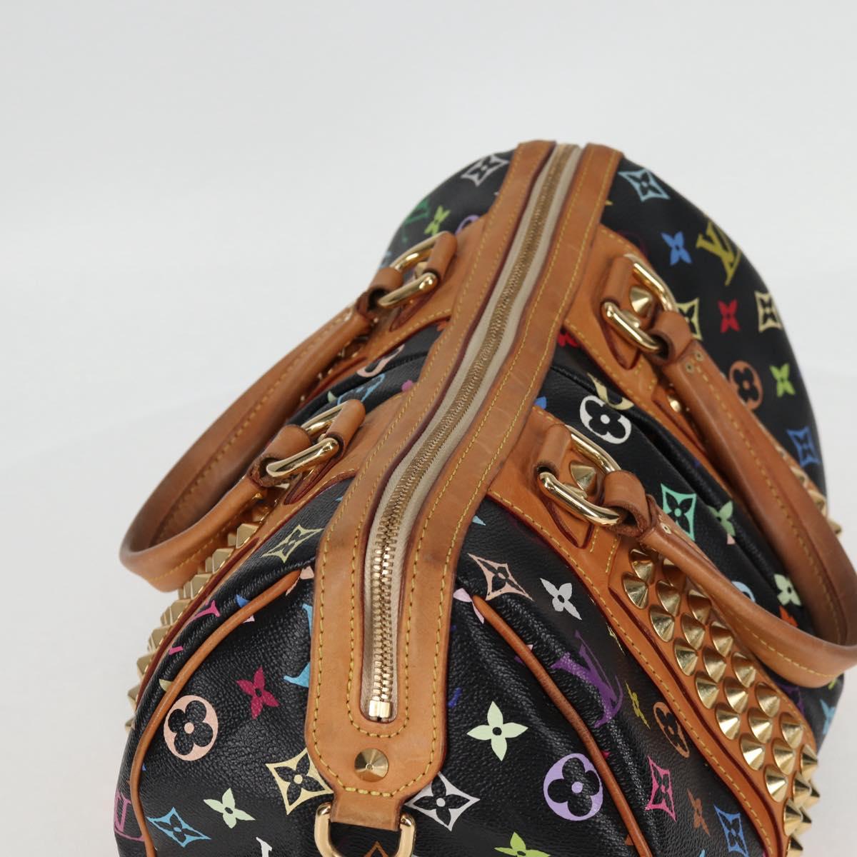 LOUIS VUITTON Monogram Multicolor Courtney MM Bag 2way Black M45642 Auth 119223V