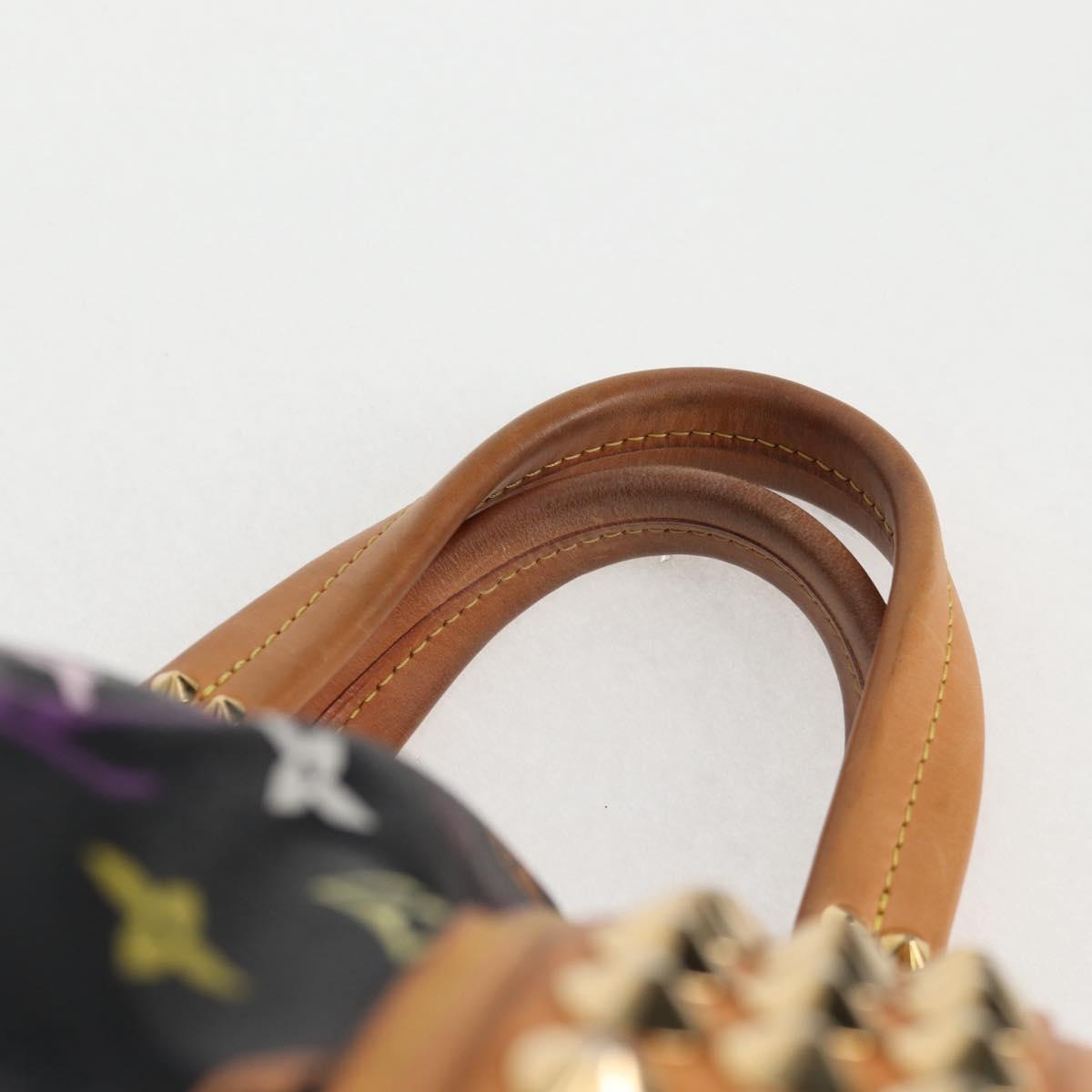 LOUIS VUITTON Monogram Multicolor Courtney MM Bag 2way Black M45642 Auth 119223V