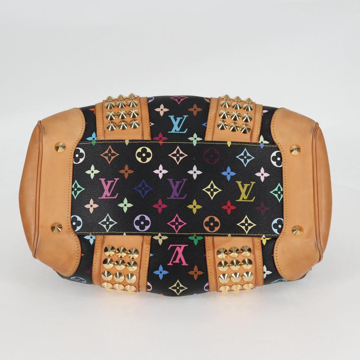 LOUIS VUITTON Monogram Multicolor Courtney MM Bag 2way Black M45642 Auth 119223V