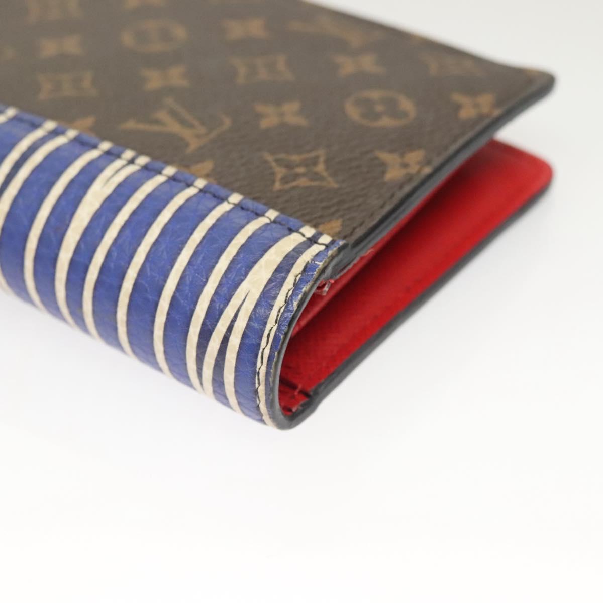 LOUIS VUITTON Monogram Patchwork Porte Feuille Brother Wallet M69739 Auth 119246