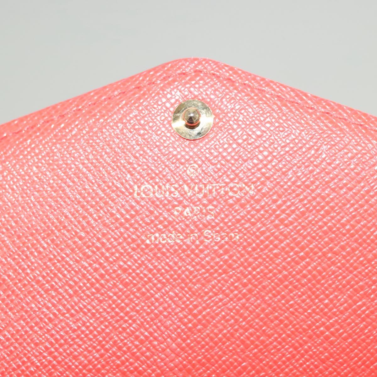 LOUIS VUITTON Monogram Jungle Dot Portefeuille Sarah Wallet M41381 Auth 119252V