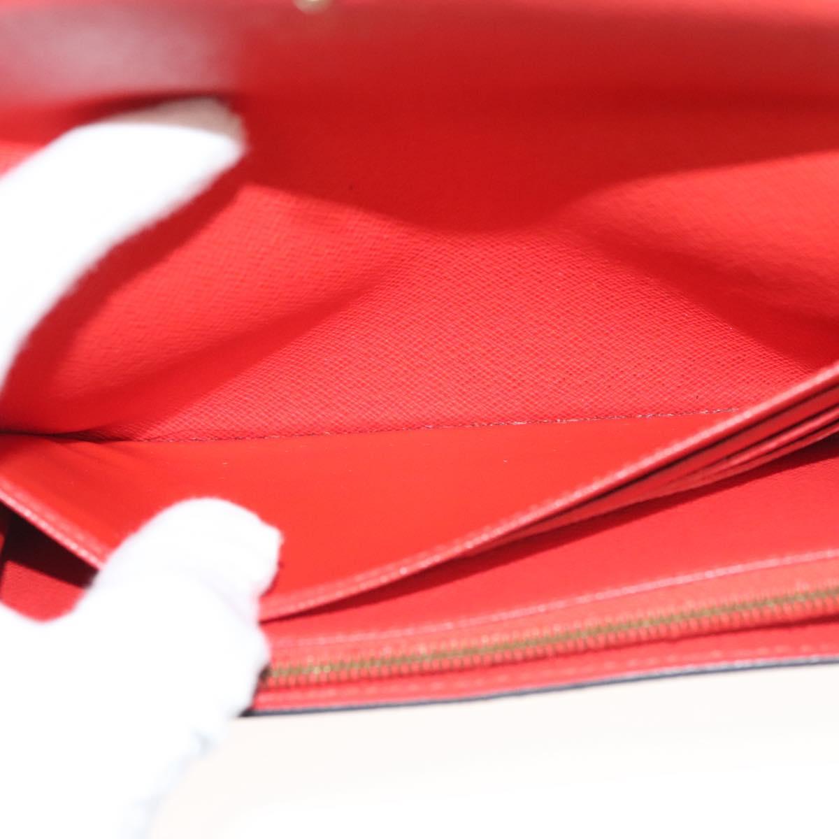 LOUIS VUITTON Monogram Jungle Dot Portefeuille Sarah Wallet M41381 Auth 119252V