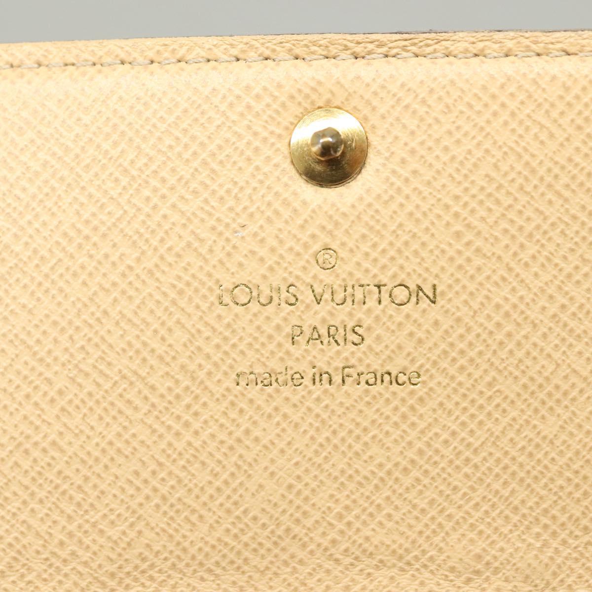 LOUIS VUITTON Monogram Dentelle Portefeuille Sarah Wallet M95390 LV Auth 119253V