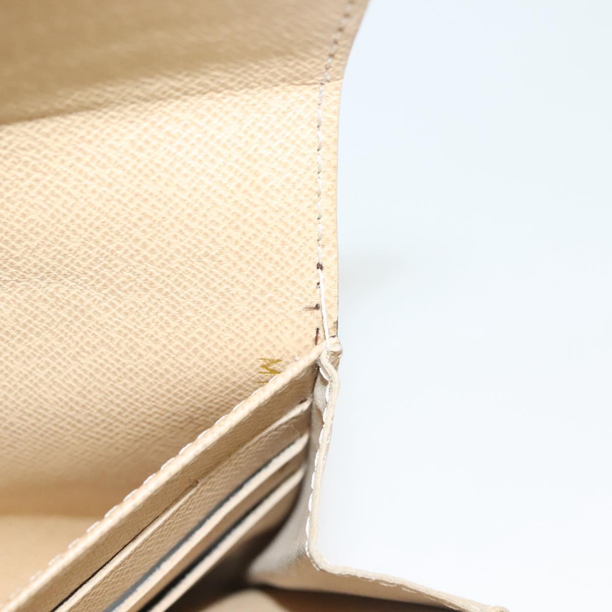 LOUIS VUITTON Monogram Dentelle Portefeuille Sarah Wallet M95390 LV Auth 119253V