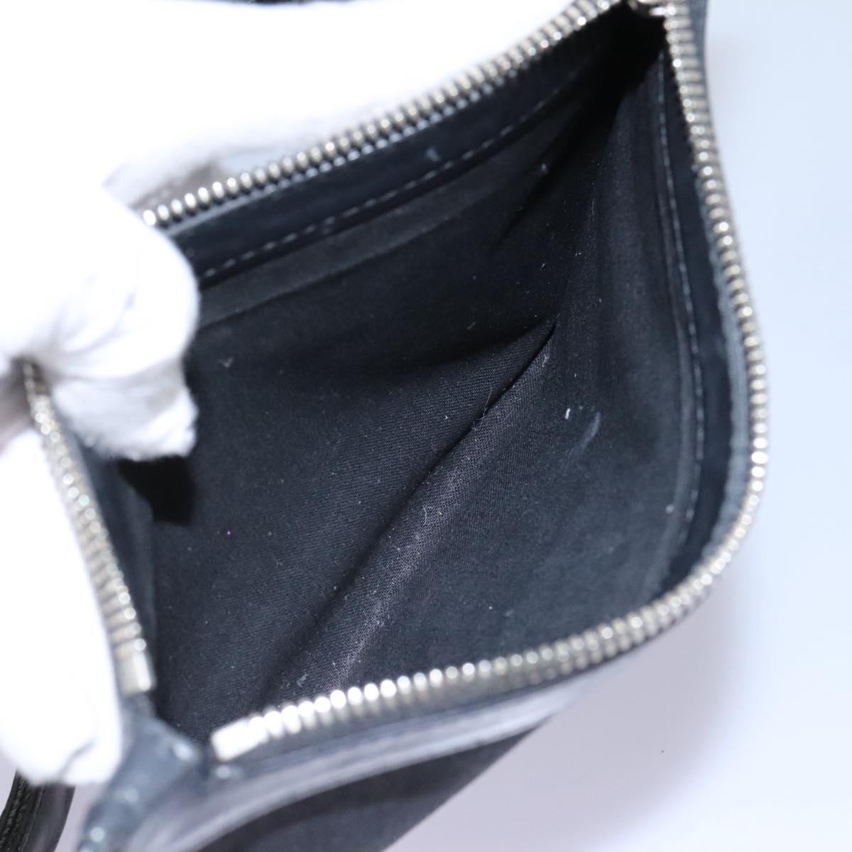 BALENCIAGA Navy Cabas Hand Bag Canvas Black 339933 Auth 119311