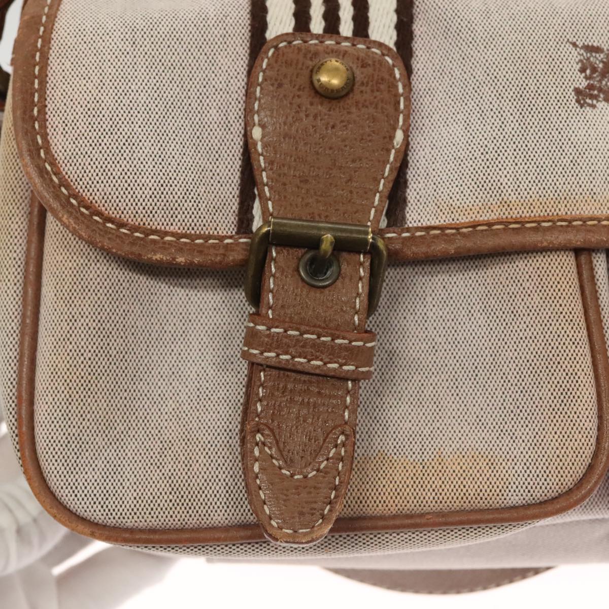 BURBERRY Blue Label Shoulder Bag Canvas Pink Auth 119316